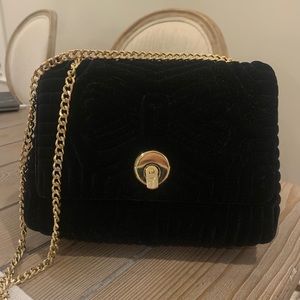 TED BAKER VELVET QUILTED CROSSBODY BAG (PURSE)